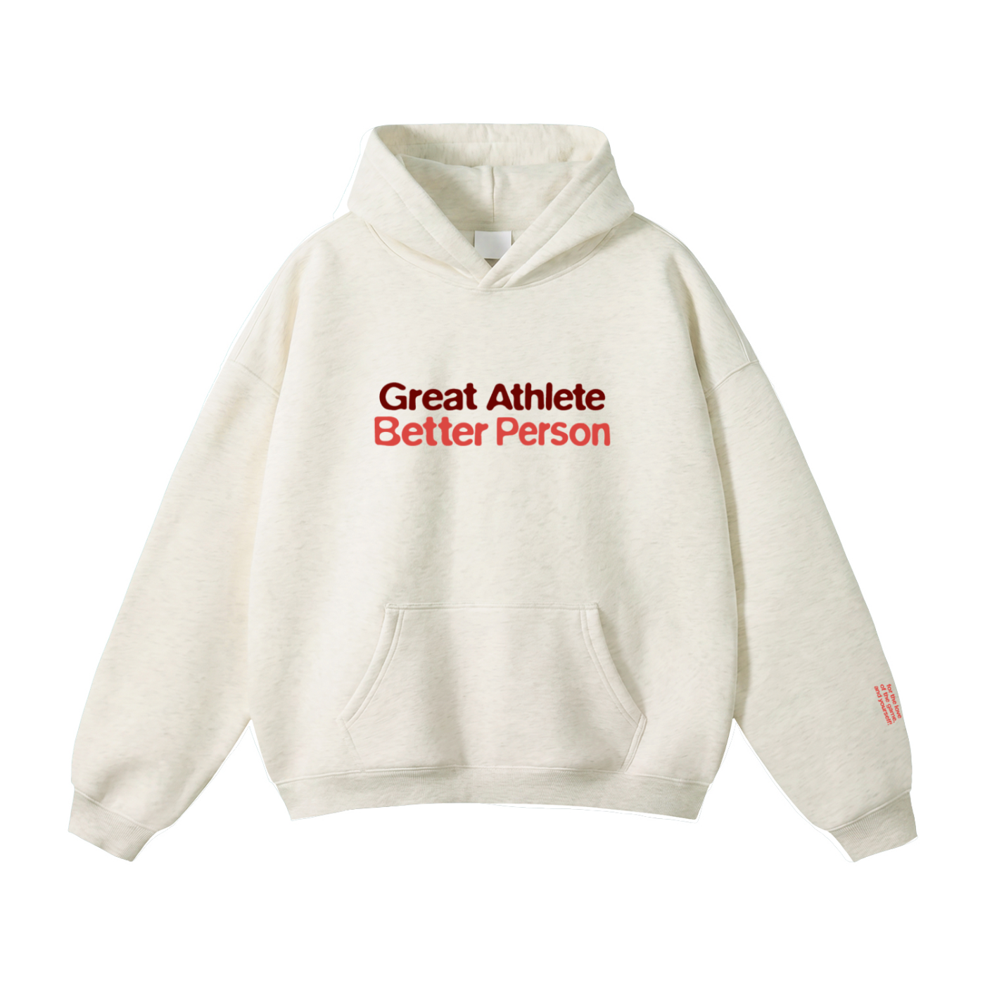 Better Person Hoodie Oat grey