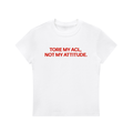 Attitude Uninjured Baby Tee