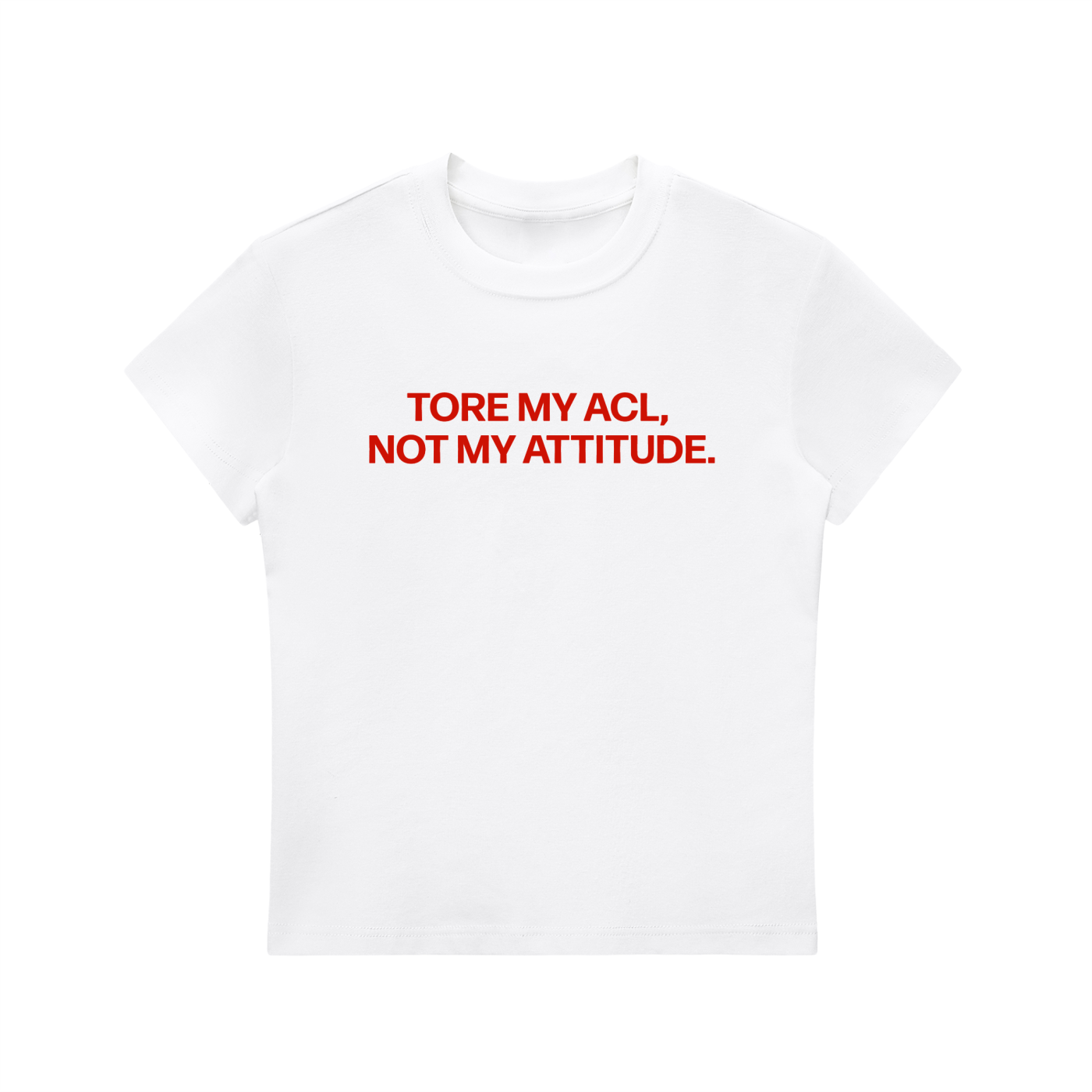 Attitude Uninjured Baby Tee