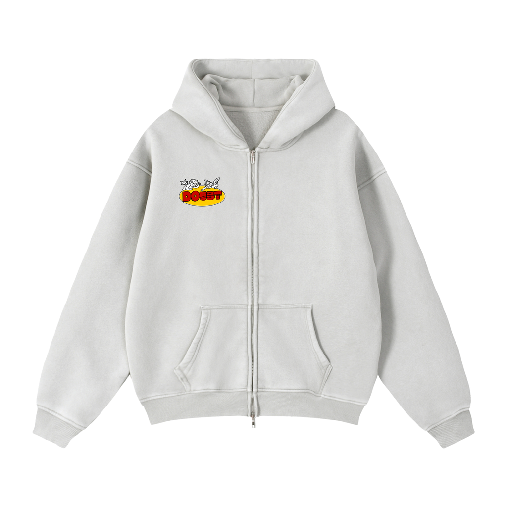 Silence the doubt zip-up
