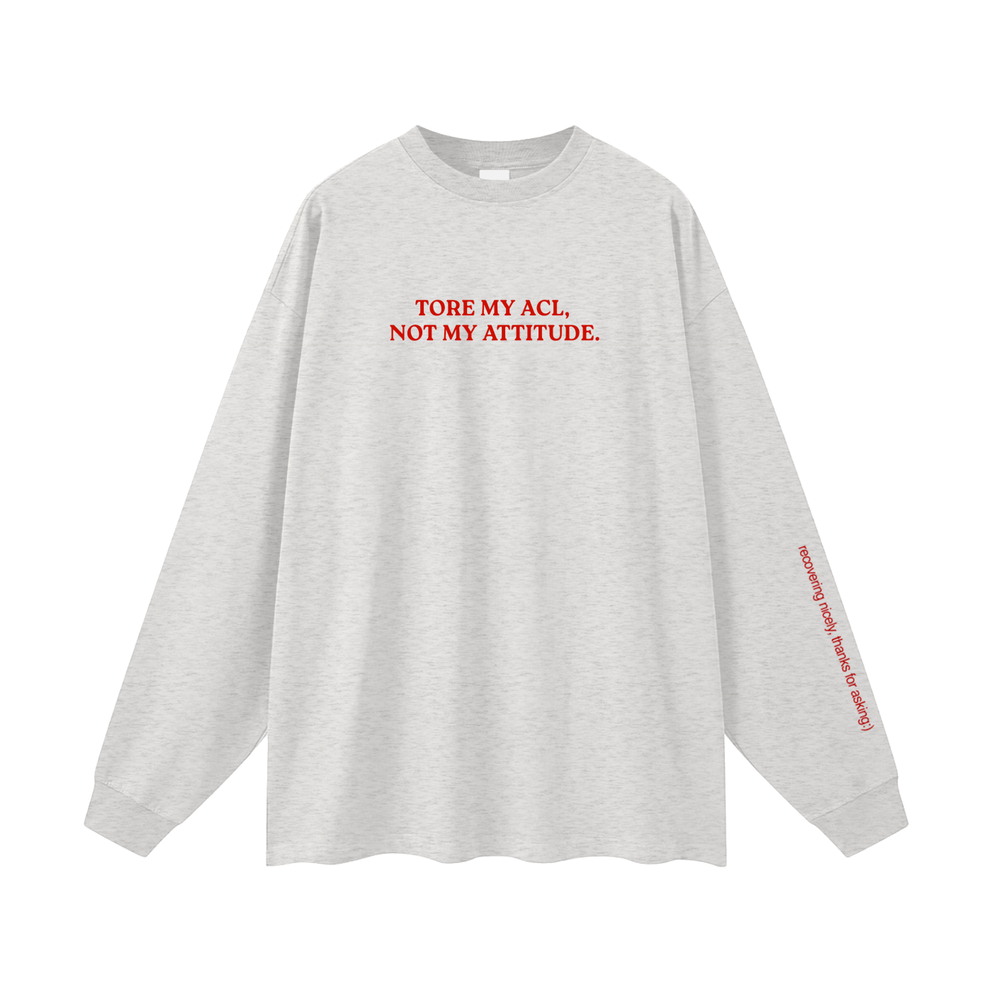 Attitude intact:) Long sleeve