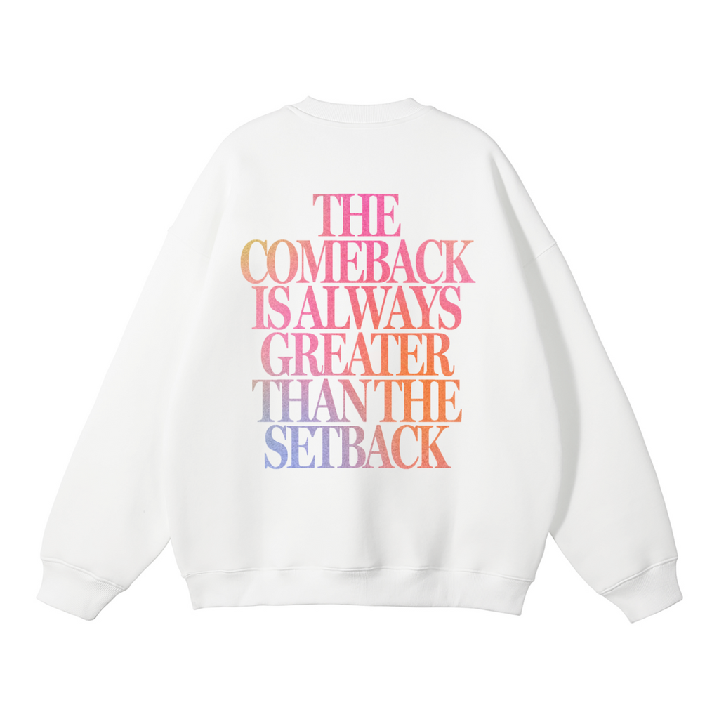 Comeback Crewneck-White