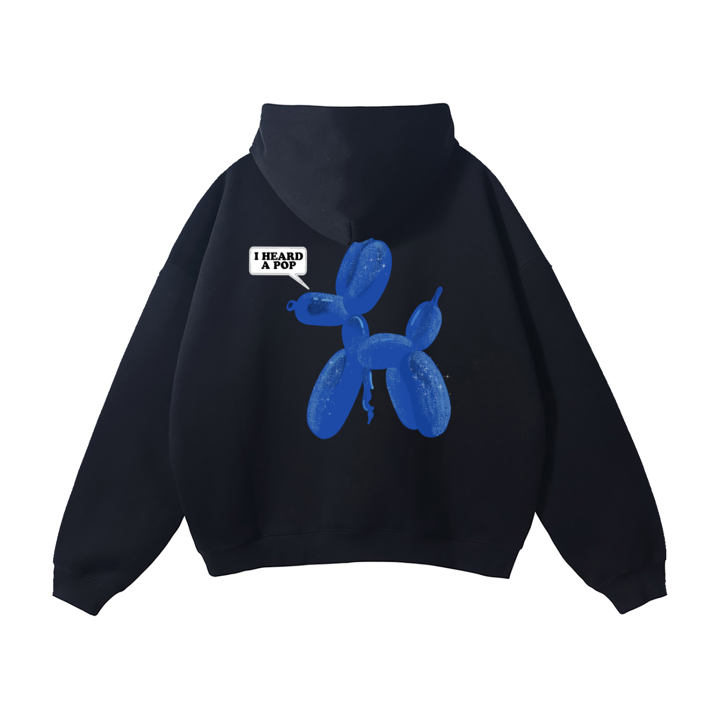 I Heard A Pop Hoodie-Blue