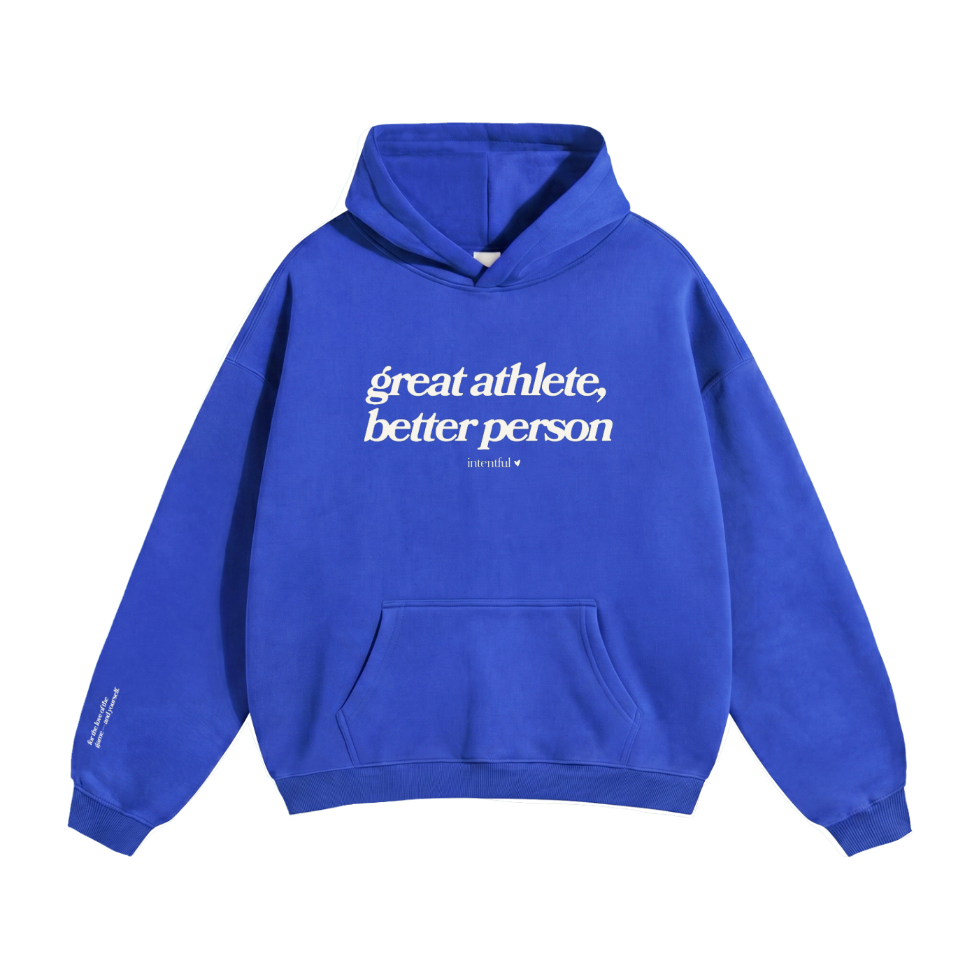 Better Person Hoodie- Klein Blue