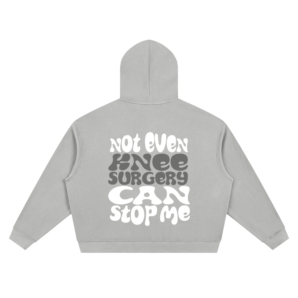 Resilience Waffle Boxy Full Zip Hoodie