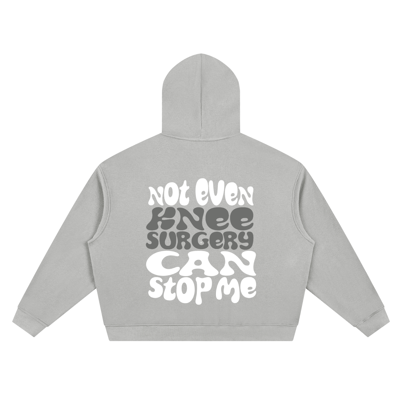 Resilience Waffle Boxy Full Zip Hoodie
