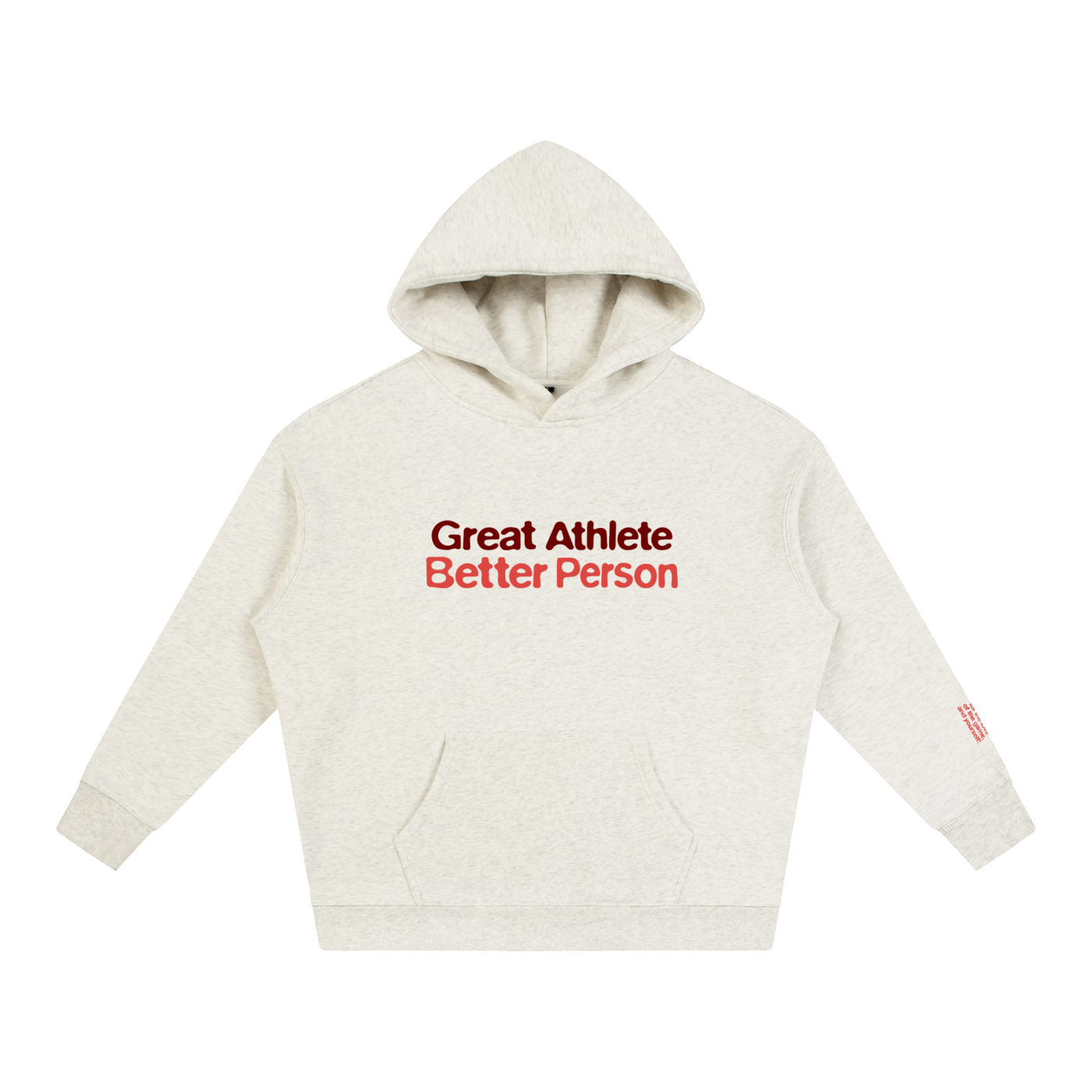 Better Person Hoodie Oat grey
