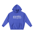 Better Person Hoodie- Klein Blue