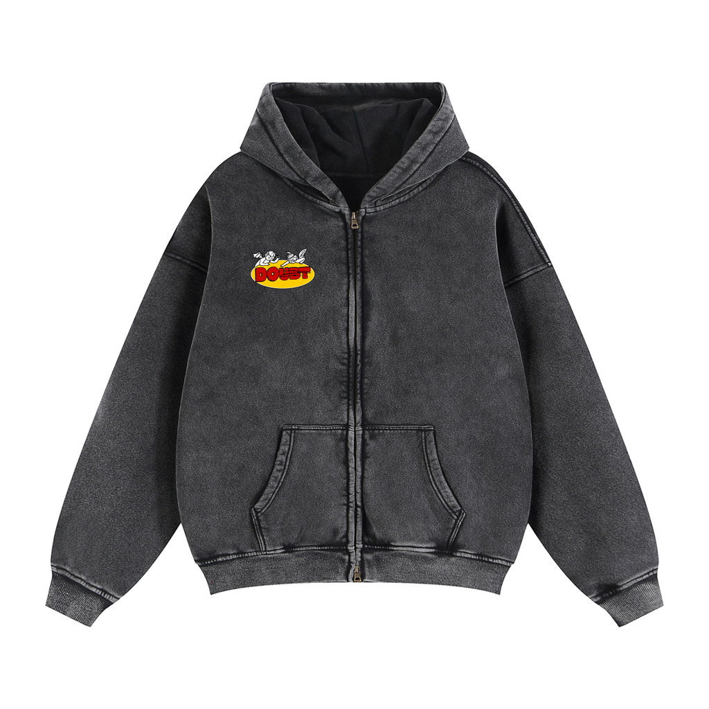 Silence the doubt zip-up